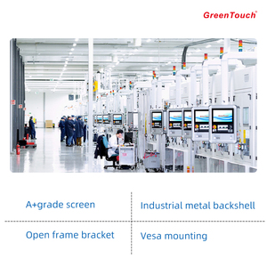 GreenTouch Monitor de pantalla táctil de marco abierto de 10,4 pulgadas Precision Touch con entradas VGA y DVI - Product Image 3