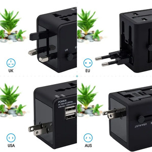 Adattatore universale per presa OEM US EU AU UK adattatore da viaggio adattatore multifunzionale per spina del caricatore di alimentazione del trasformatore AC 2100Ma - Product Image 3