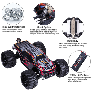 Jlb Cheetah 11101-80A Rc Car 1:<strong>10</strong> 4wd 80km/h High Speed Monster Truck <strong>Remote</strong> Control Toys Desert Crawler Vehicle for Adults - Product Image 2