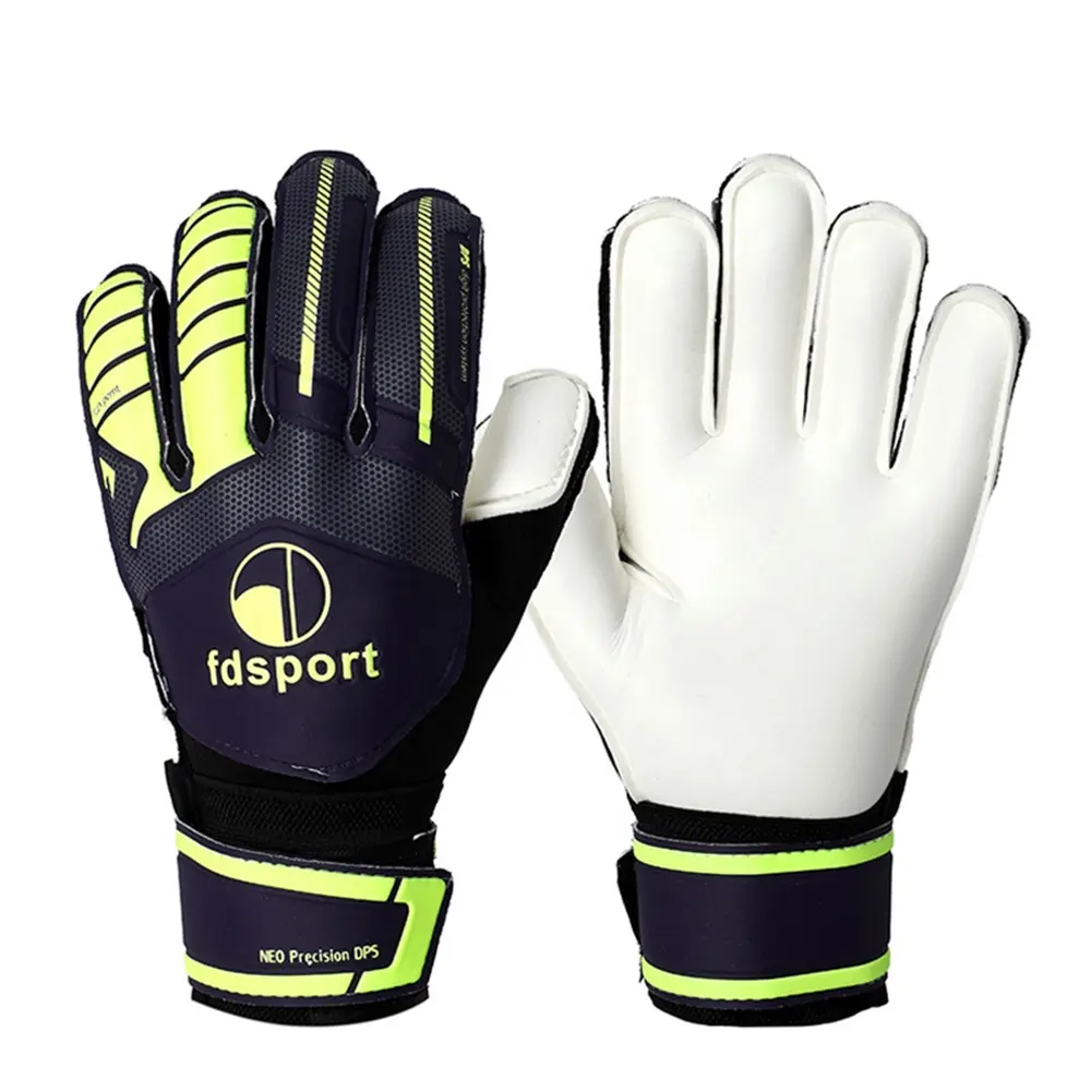 Профессиональные латексные футбольные вратарские перчатки 4 мм 3d 1 шт. пара пользовательские футбольные вратарские перчатки