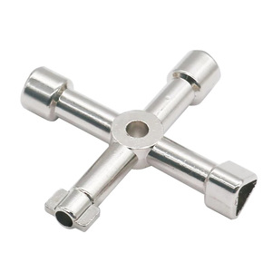 Çok fonksiyonlu 4 In 1 evrensel çapraz anahtar anahtarı üçgen anahtar tren elektrikli asansör kabini metre kutusu vana kare delik - Product Image 1