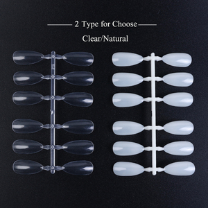 ปลายเล็บปลอม120ชิ้นปลายเล็บปลอมแบบฝรั่งเศส - Product Image 2
