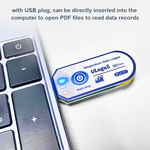 Registrador DE DATOS USB desechable de 30000 grabaciones Registrador de datos de temperatura y humedad para frutas y verduras Registrador de datos de cadena de frío - Product Image 3