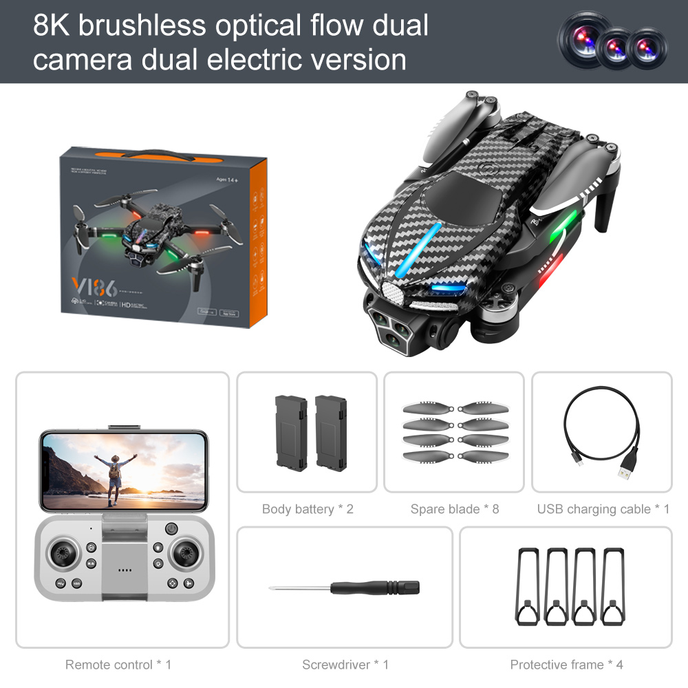 Drone avec 2 batteries
