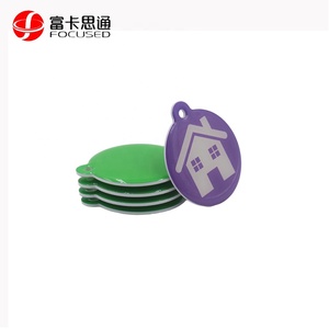 Cheap HF QR <strong>Code</strong> NTAG213 Epoxy Keychain NFC Ear Dog Animal RFID Tag - Product Image 4