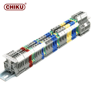 Bloque de terminales de conexión Push-In eléctrico montado en riel Din Bloque de distribución para aplicaciones de distribución - Product Image 6