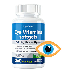Integratore di vitamine C OEM per adulti migliora la salute oculare proteggi contro la disfunzione maculare vitamine per gli occhi Softgels - Product Image 1