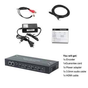 U525L H.264 H.265 4 kanal HDMI kodlayıcı IPTV ve YouTube Facebook canlı akışı için dijital TV Video HD 1080P kodlayıcı - Product Image 5