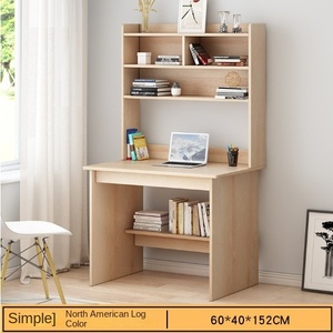 Large Capacity Integrated Bookcase Desktop <strong>Computer</strong> <strong>Desk</strong> <strong>Simple</strong> Home Study <strong>Desk</strong> for Student for Bedroom or Office Use - Product Image 3