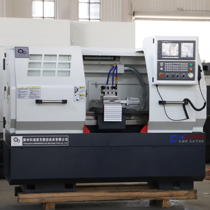 Torno CNC CK6140 personalizado de fábrica, máquina herramienta Horizontal de pequeña precisión, estructura de cama plana, capacidades de servicio medio, sistema Fanuc - Product Image 3