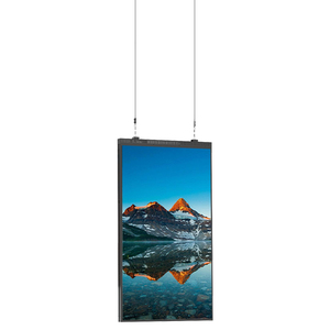Подвесное окно Smart Digital Signage программное обеспечение CMS ЖК-дисплей оконная пленка дисплей