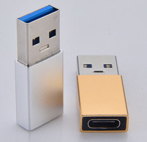 定制金属 USB 3.1 C 型至 USB3.0 OEM 数据充电转换器适配器 - Product Image 3