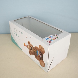 Caja de impresión personalizada para niños, caja de exhibición de figuras para apretar, juguetes de peluche, caja de regalo de embalaje de papel corrugado plegable con ventana - Product Image 3