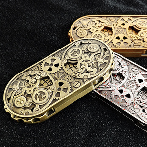 Cơ khí bánh quy bánh răng 7-in-1 kim loại Xúc xắc Đôi bánh xe Spinner RPG bàn trò chơi cầm tay kỹ thuật số xúc xắc DND kim loại xúc xắc - Product Image 3