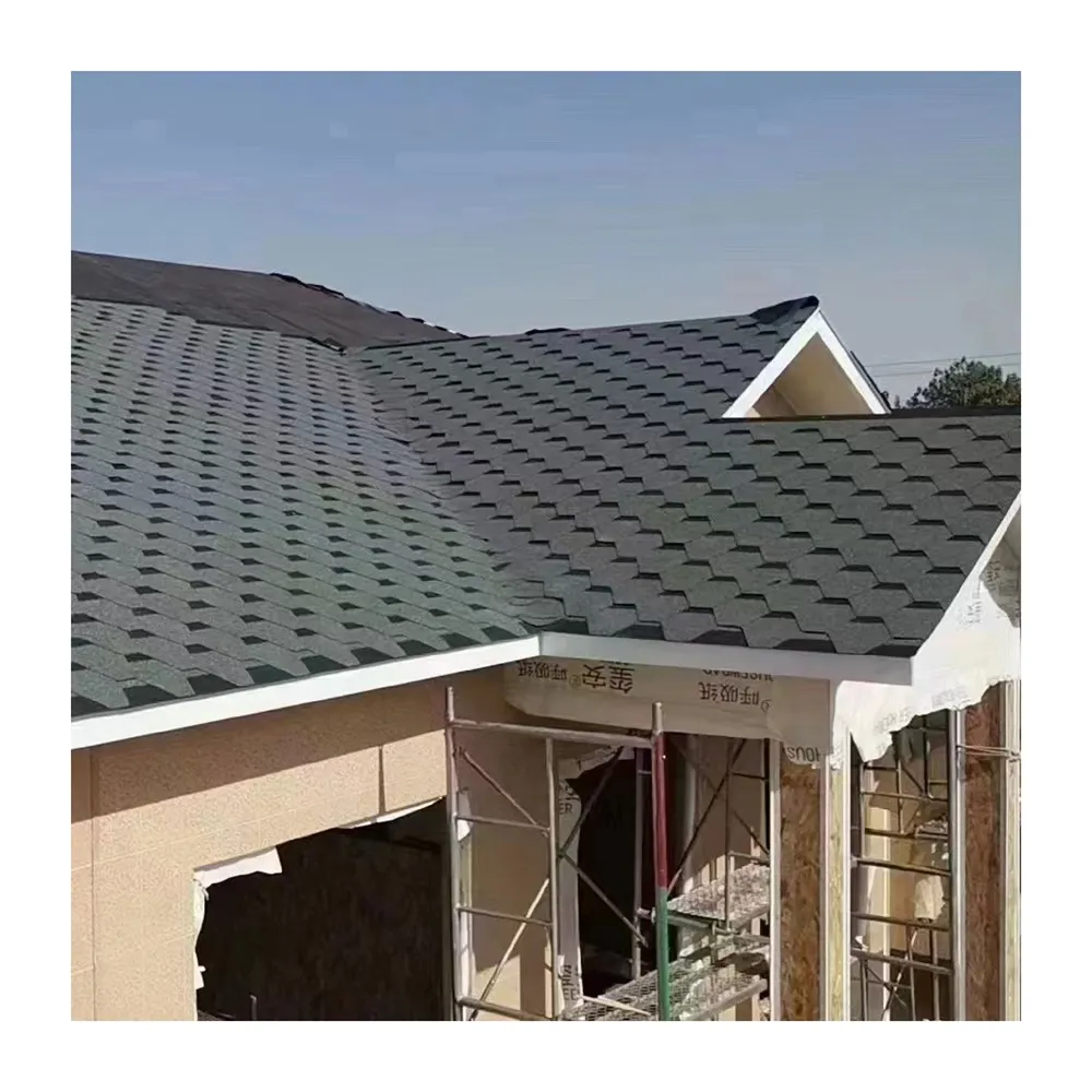 Hochwertige neue Design fliesen Kunststoff dachplatten rote Asphalt dachs chind eln