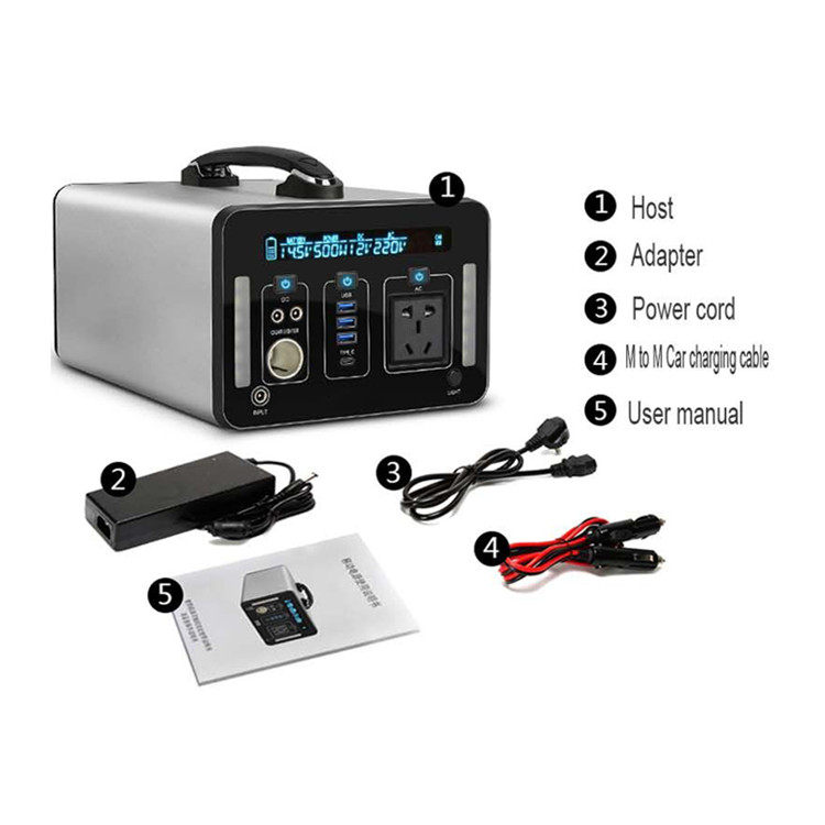 Special hot selling camping portable solar power generator with solar panel included