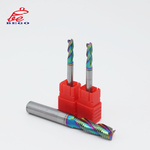 Cnc kesme aracı frezeler renk alüminyum frezeler 3 flüt kaba freze kesicisi - Product Image 2