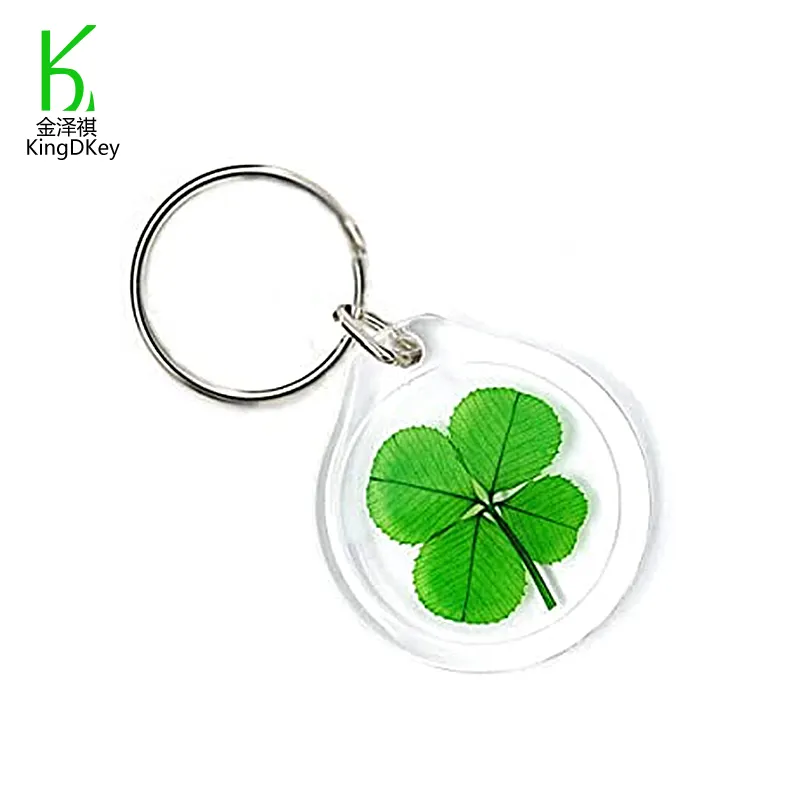 Acrylic Key Chain Shamrock Khuyến Mãi Quà Tặng Keyring Key Chủ Cho Người Lớn Và Trẻ Em