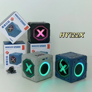 RGB LED Wireless Speaker Rubik's Cube Decorative Audio <strong>System</strong> with for Bluetooth TWS FM Radio Powerful Sound for <strong>Computer</strong> Use - Product Image 3
