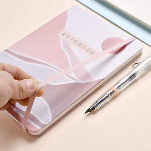 Benutzer definierte akademische A5 Planer Journal Notizbuch PP Stoff bezug Gummiband Logo Tasche gedruckt Stil Hardcover Tagebuch Notizbuch - Product Image 4