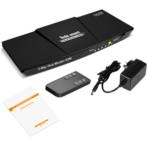 TESmart会議機器Tesmart4x2スイッチ4kコンピューターデュアルモニターPCHdmiKvmスイッチ - Product Image 6