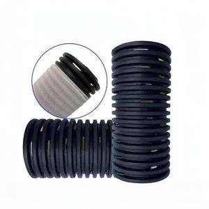 Sn8 <span class=keywords><strong>Hdpe</strong></span> oluklu delikli ve oluklu boru 4 "<span class=keywords><strong>Hdpe</strong></span> tek duvar oluklu drenaj borusu 60 100 110mm delikli drenaj borusu