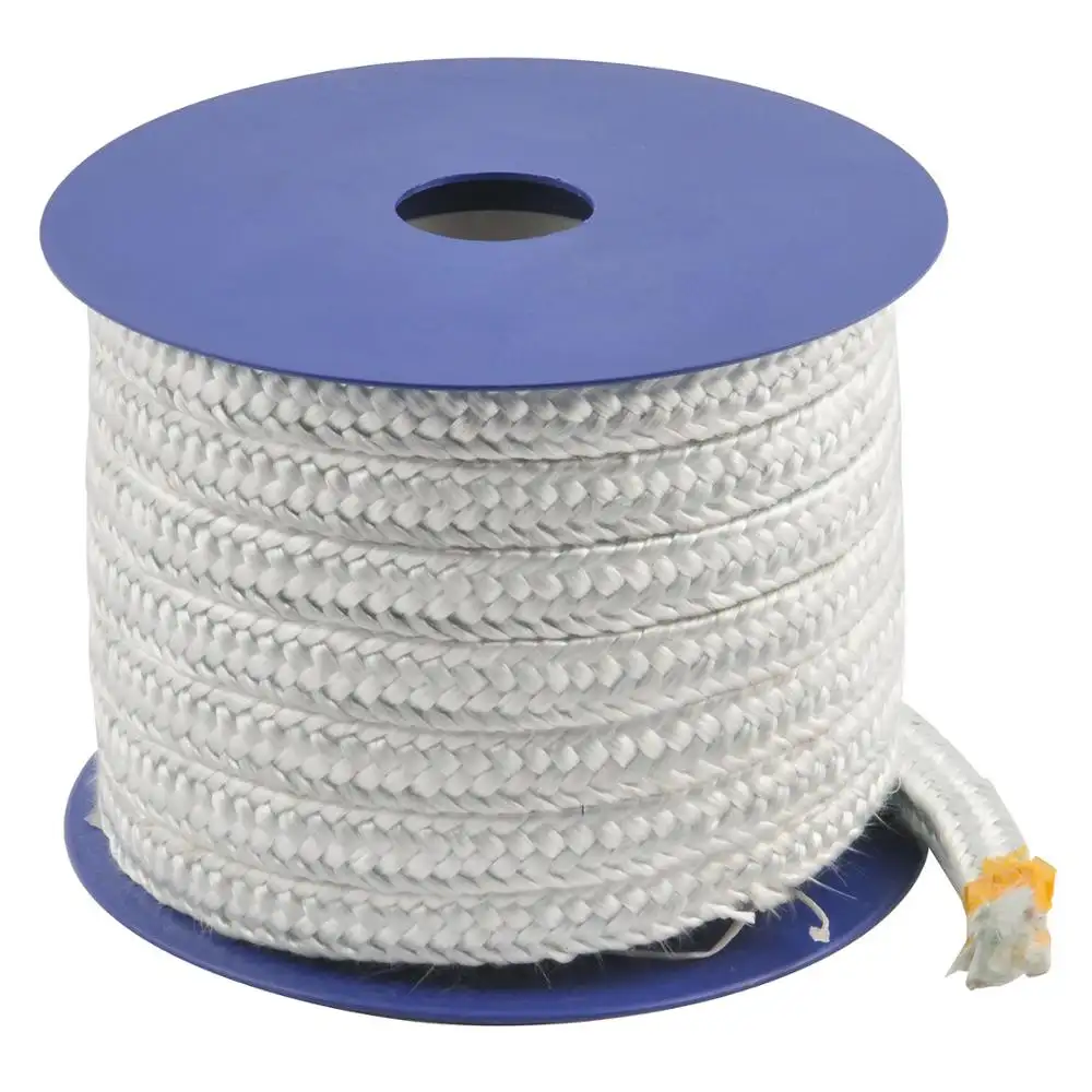 Aislamiento térmico de fibra de cerámica cuerda trenzada 650