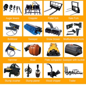 آلة قص جرافة صغيرة تعمل بالديزل/الكهرباء مع توجيه زلق صغير للآلات الزراعية الصغيرة - Product Image 5