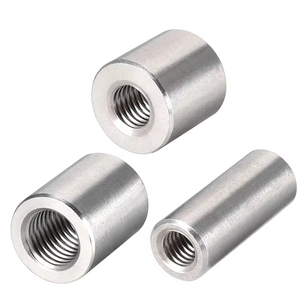 Customized 304 Stainless Steel Round <strong>Coupling</strong> Connector Threaded Insert Nuts,<strong>M3</strong>-M16 - Product Image 1