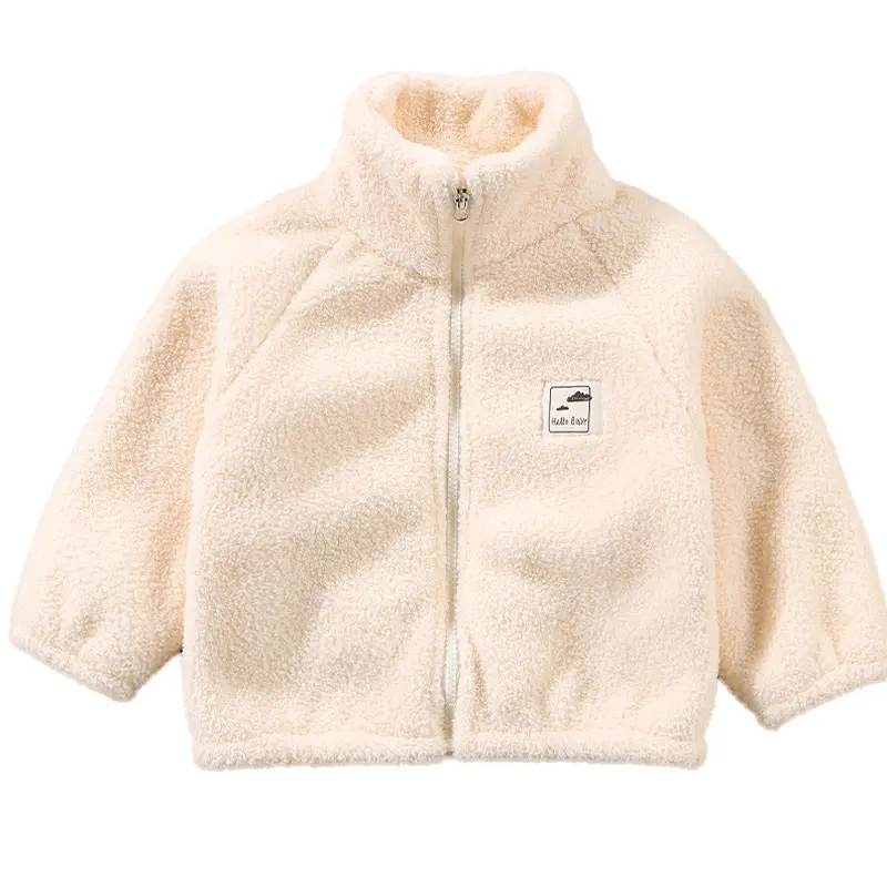 Children's wool jacket Autumn winter girls Boys boys girls neutral coat Long sleeve warm jacket