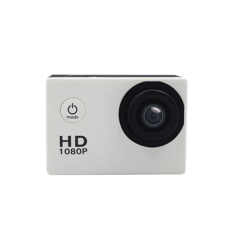 Ücretsiz örnek HD 720P dijital su geçirmez kask Video kamera sualtı 30m 2 "LCD spor eylem kamera