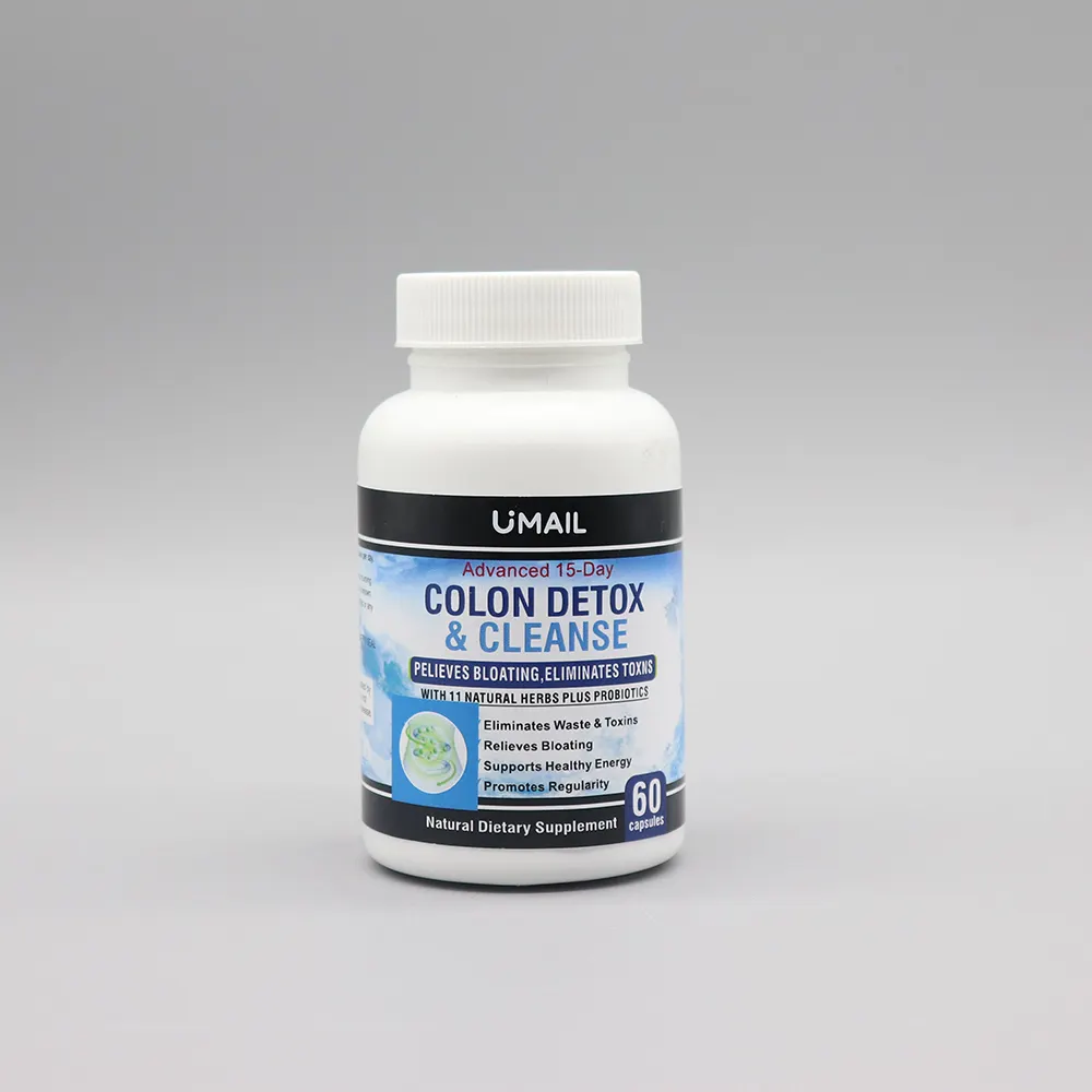 Colon Cleanser Detox Capsules Fast-Acting Detox Cleanse Diet Colon Cleanse Capsules Constipation Relief Gut Health