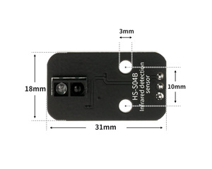 HS-S04B Tracking <strong>Sensor</strong> Module Obstacle Avoidance Module Tracking <strong>Sensor</strong> Infrared Reflection <strong>Sensor</strong> Compatible with <strong>Arduino</strong> Kit