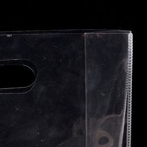 ברור פאוץ לחתוך נייד ממוחזר pvc tote תיק חדש ברור tote תיק pvc שקוף קניות תיק