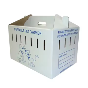 Özelleştirilmiş taşınabilir Pet hediye kutuları kabartmalı kedi ve köpek ulaşım araçları ev kullanımı için karton ambalaj - Product Image 2