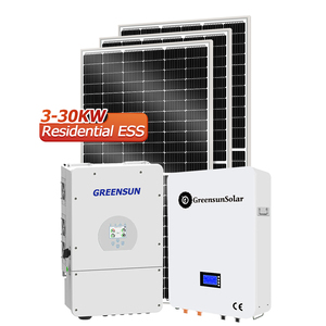 30000W Solaranlage für den Heimgebrauch 5kW 15kW 25kW 30kW Hybrid-Wechselrichter Batteriesystem Solarsystem für die Dachmontage - Product Image 1