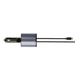 4 in 1 120W USB Type C PD 100W รถชาร์จสาย USB Type-C อะแดปเตอร์สําหรับโทรศัพท์ 11 12 13 14 15 PRO MAX - Product Image 5