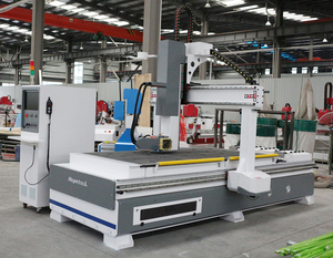 Jinan 4x8 madera 4 ejes Cnc Router 1325 corte grabado madera, acrílico Pvc máquina con cambiador automático de herramientas - Product Image 4