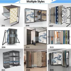 Kim loại hiện đại treo Thảm hiển thị giá Thảm showroom Thảm đứng chuyển trang cao su chăn Thảm đơn giản hiển thị giá - Product Image 5