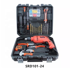 119件热手工具套装家用工具箱套装多功能工具包套装带塑料工具箱便宜SR077-3 - Product Image 5