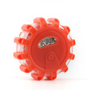 Cao sáng nhấp nháy Giao Thông Đường Bộ cảnh báo an toàn đèn đĩa cho xe tải <span class=keywords><strong>LED</strong></span> có thể sạc lại đường Pháo Sáng - Product Image 1