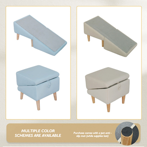 2in1 cabrio Pet merdiven sandalye katlanabilir Pet adımlar ile insan oturma fonksiyonu kaymaz dayanıklı Pet tırmanma yardım mobilya - Product Image 4