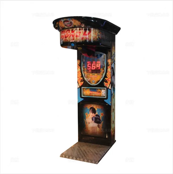 Mesin game tinju besar pengukuran kekuatan tinju mesin hiburan besar mesin permainan tinju