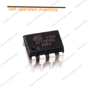 ไมโครคอนโทรลเลอร์ ATTINY85-20PU เดิม8-bit AVR MCU พร้อมแฟลช8KB EEPROM 512B 6 I/O พิน1.8-5.5V สำหรับ LED/เซ็นเซอร์ - Product Image 1