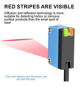 Square <strong>Diffuse</strong> <strong>Reflection</strong> bar Photoelectric <strong>Sensor</strong> OEM Red Light Infrared <strong>Diffuse</strong> <strong>Reflection</strong> Packaging Machine Long Distance - Product Image 4