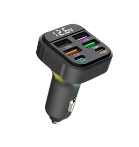 K35 Power Supply Adapter Car <strong>Charger</strong> for Mobile Phone PD 30w+QC3.0 Fast Charge 4USB +2TYPE-C Fast Car <strong>Charger</strong> - Product Image 1