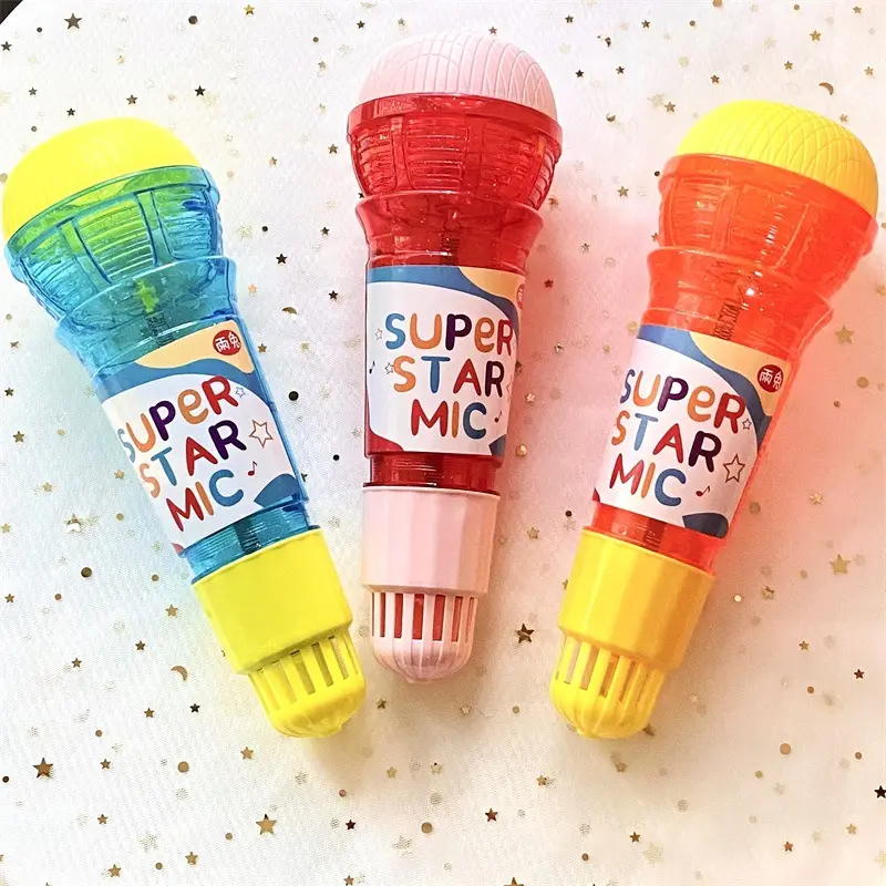 2023 supporto per microfono giocattolo per microfono eco in plastica per la prima educazione di qualità calda per bambini