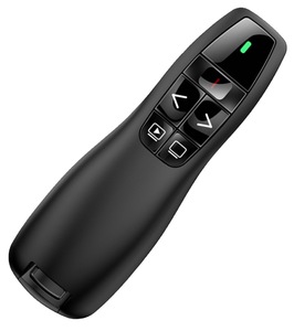 Presentazione PPT 2.4Ghz RF USB Wireless Red Laser page turning pen Presenter Powerpoint 2.4G Pointer Pen Mouse con telecomando - Product Image 2