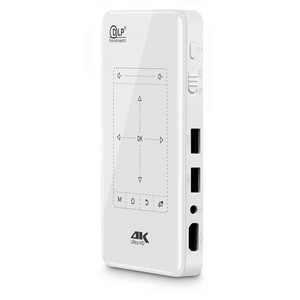 Miniproyector portátil para uso en el hogar, HD-MI de proyección de películas con función de mirroring, DLP, con entrada de P09-II 3D, 4K, android 9, 1G, 8G - Product Image 5