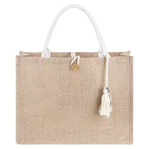 Bán buôn thân thiện với môi lớn tự nhiên vải làm vách ngăn đay Tote bãi biển túi tùy chỉnh in thiết kế đồng bằng với logo cho chương trình khuyến mãi - Product Image 4